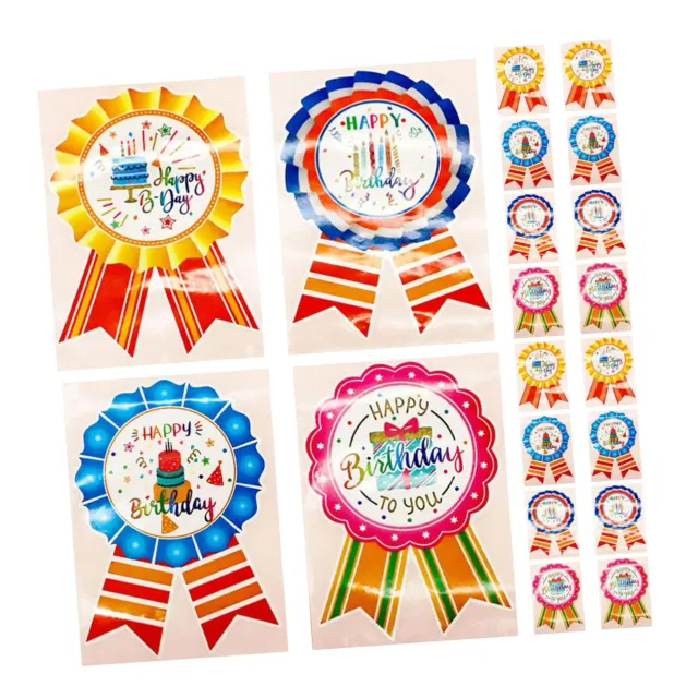 Angoily Adesivi Buon Compleanno 100 Pezzi Assortiti